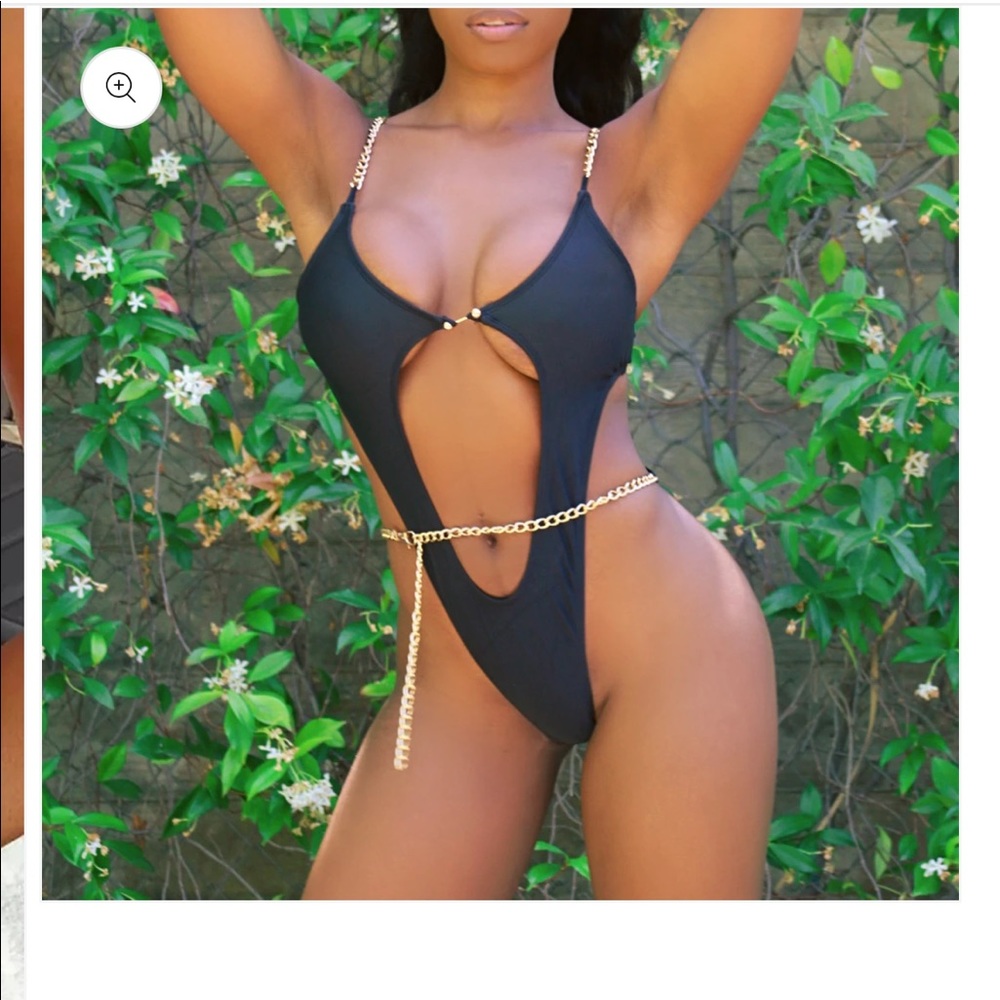 Monokini bikini honey with chains